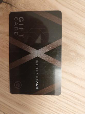 7 ks medusa gift card za v hodnote 240 eur,