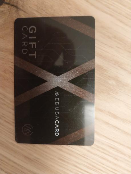 7 ks medusa gift card za v hodnote 240 eur,