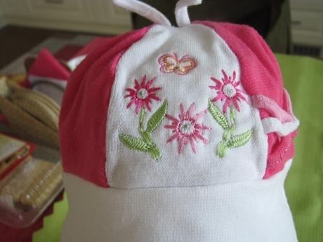 2ks bavlnené prechodné čiapočky, 74