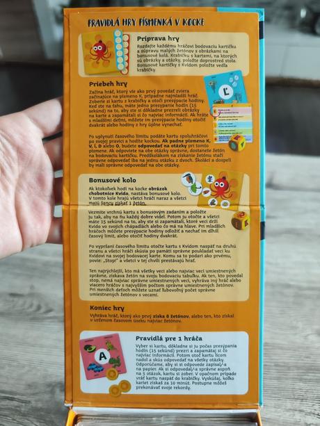 Písmenká v kocke albi kvído, 