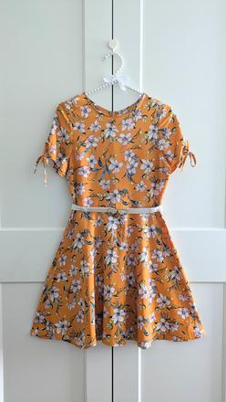 Oranžové minišaty even&odd, s