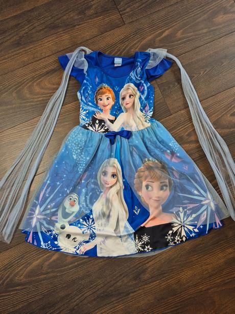 Šaty frozen aj s vlečkami, disney,116