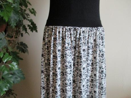 Šaty čierno biele,skôr pre vysoké žienky, bonprix,m