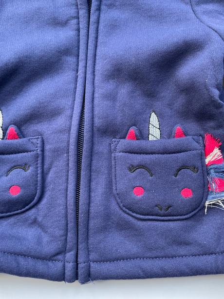 Teplá mikinka s jednorožcami, sergent major,80