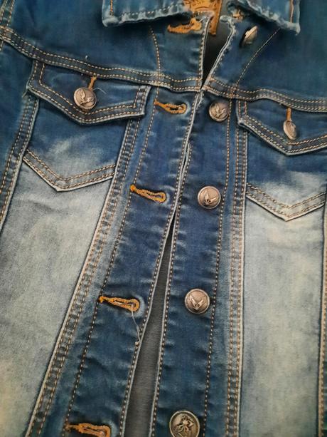 Riflová bunda m.sara, xs