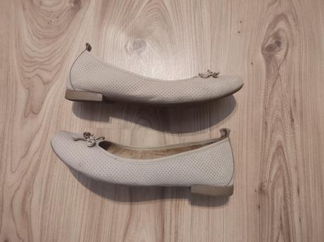 Kožené baleríny, lasocki,38