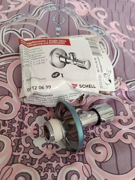 Schell ventil na vodu novy, 