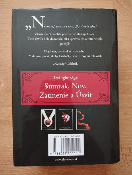 Twilight úsvit stephenie meyer, 