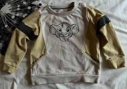 Bavlnená mikina disney - leví kráľ v. 86/92, disney,86