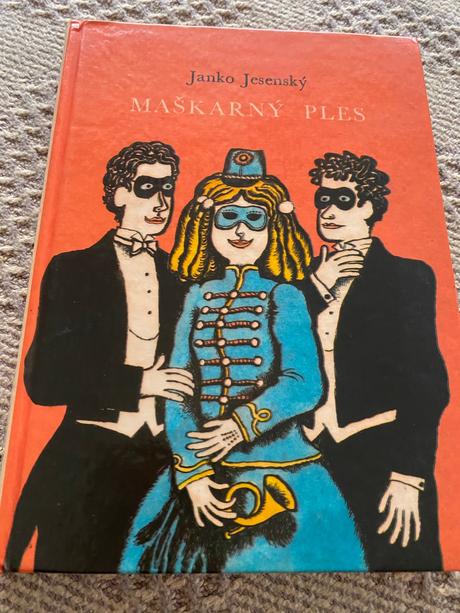 Retro stará kniha maškarný ples 1975 janko jesensk, 