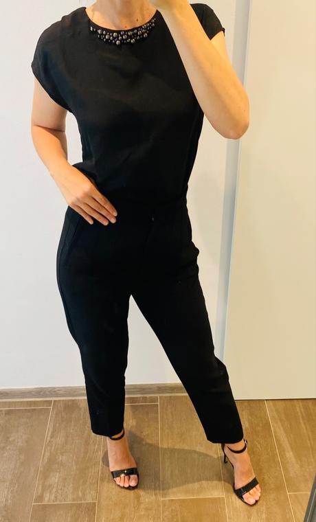 Mohito čierna bluzka s aplikáciou, mohito,m