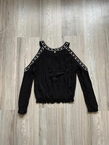 Top s odhalenymi ramenami, h&m,xs