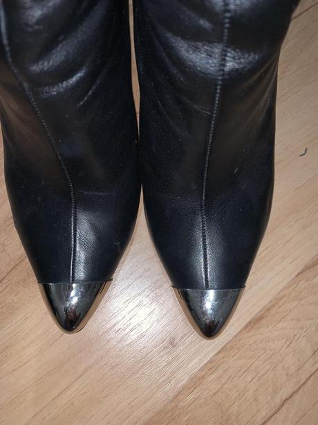 Kožené čižmy zara 37, zara,37