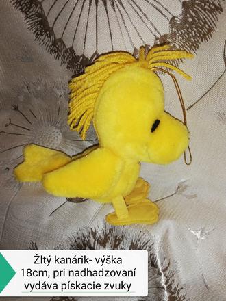 Retro žltý kanárik,