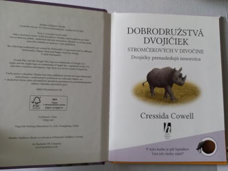 Cressida cowell dvojičky prenasledujú nosorožca, 