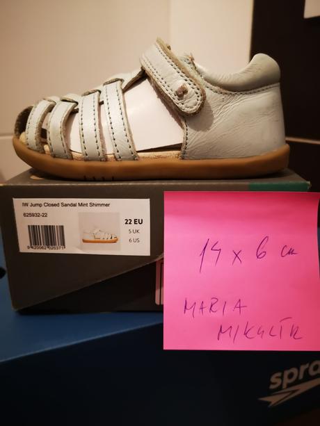 Kožené kvalitné sandálky, bobux,22