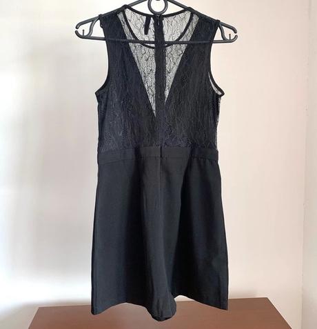 Cierny cipkovany overal, amisu,m