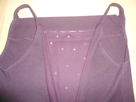 Fialove spoločenské šaty, m