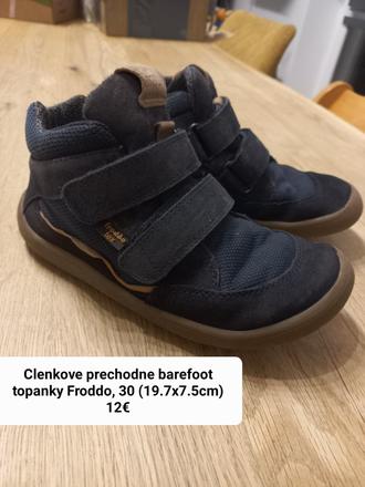 Prechodne clenkove barefoot topanky froddo, 30, froddo,30