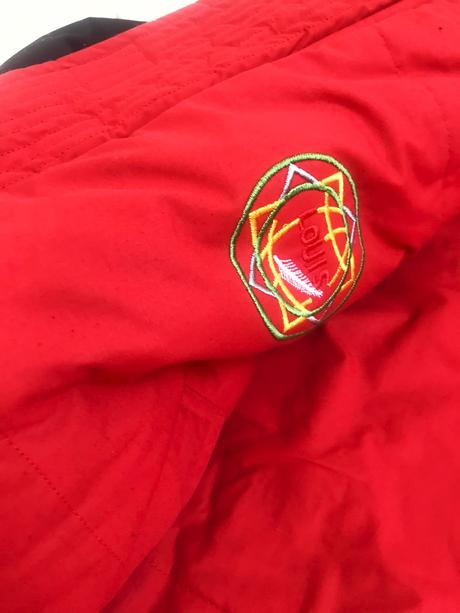 Pérová obojstranná teplá bunda xxl/3xl, xxl