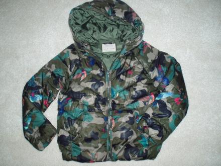 Bunda camouflage vzor, zara,140