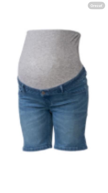 Tehotenské rifľové šortky, esmara,s