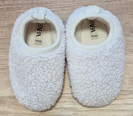 Teplučké papučky zara, veľ. 24/25, zara,25