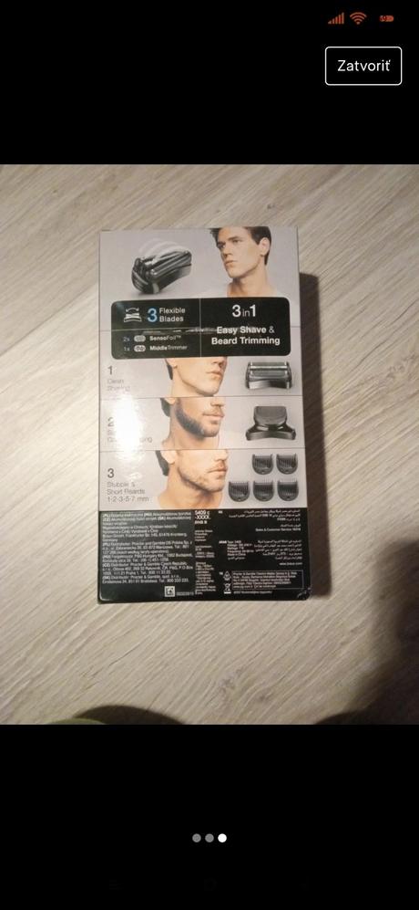 Pánsky holiaci strojček braun, 