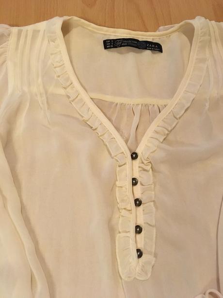 Kremova bluzka zara, zara,s