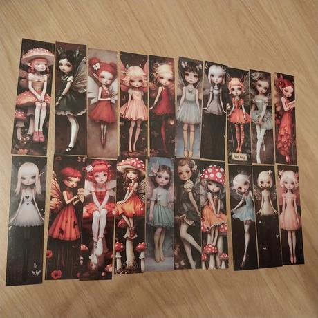 Knizne zalozky 20ks vily,