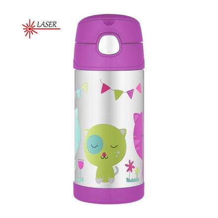 Thermos funtainer termoska so slamkou mačka 355ml, 