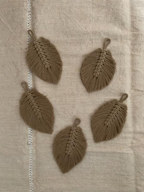 Macrame lístky, 