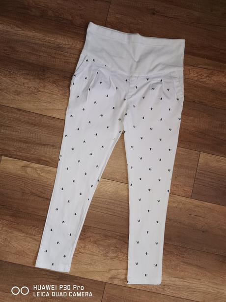 Dámske tehotenské nohavice, l