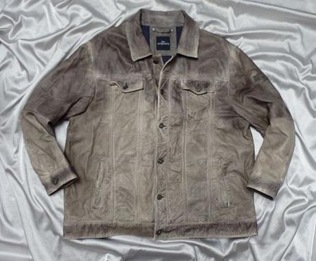 Luxusná kožená bunda, xxl