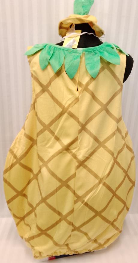 2 dielny kostým ananás pre dámy alebo pánov, s,