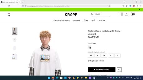 Tričko lebky, tričko naruby, h&m,l / m