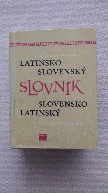 Latin-slov, slov-latin slovník, 