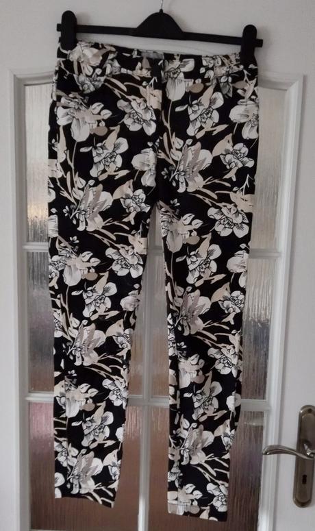 Kvetované nohavice fair lady, m