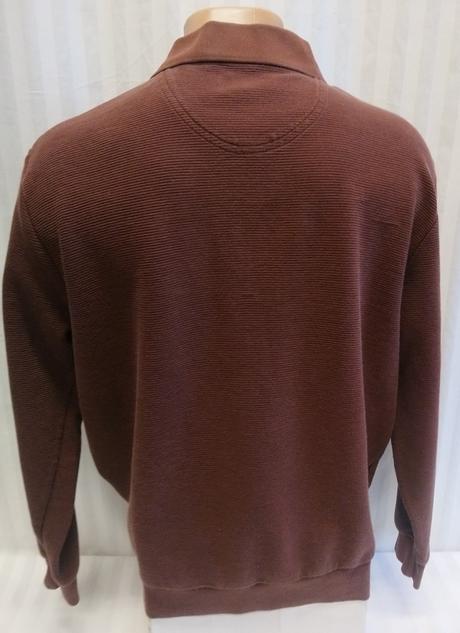 Pánska hnedá mikina, bexleys, s/m, s