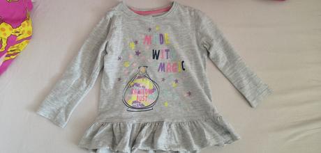 Sivé tričko/tunika, pepco,110