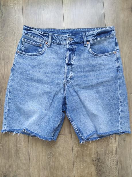 Riflové kraťasy, h&m,s