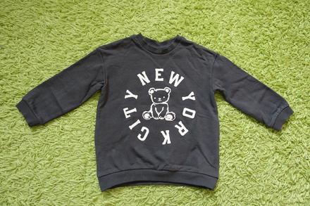 Mikina s mackom, h&m,104