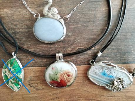 Cínované šperky- handmade- výpredaj, 