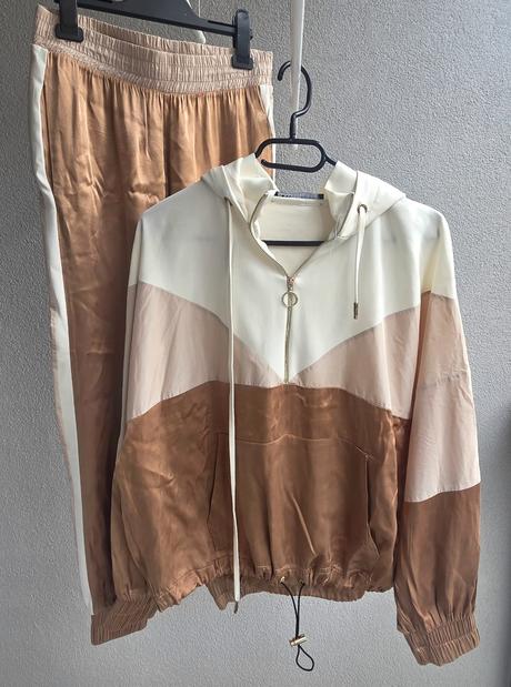 Štýlová saténová súprava zara, zara,xs