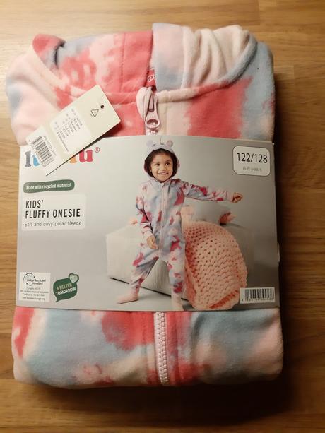 Plyšový overal vel. 122/128, lupilu,122 / 128