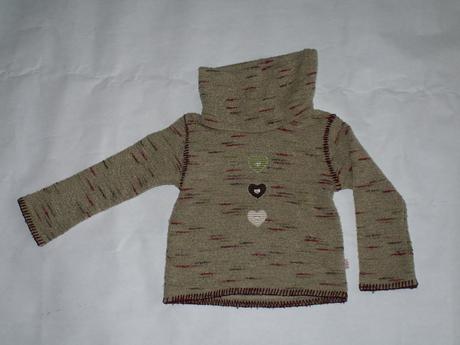 Sveter - rolák srdiečka 104, wenice,104
