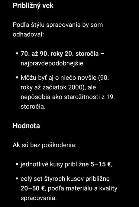Retro starožitné ťažítka,