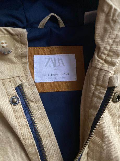 Chlapčenská prechodná parka, zara,104