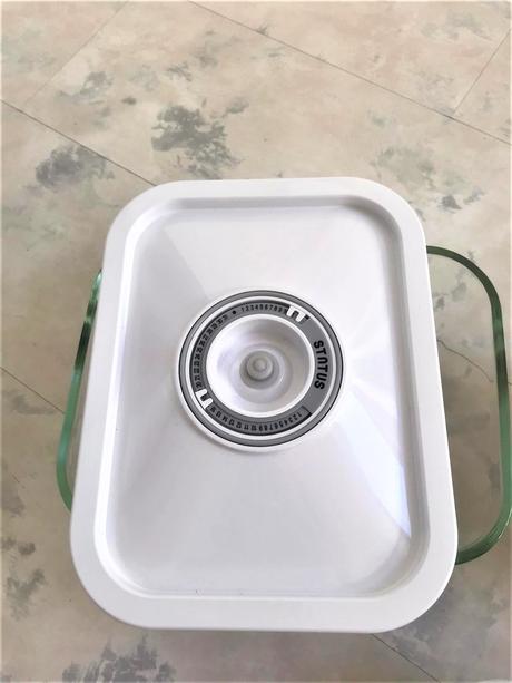 Vákuové sklenené dózy na potraviny, 