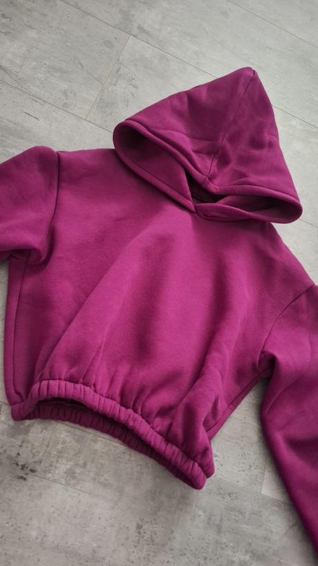 Fialova crop mikina rachellkka, m